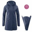 [503506-002] mamalila Kurzmantel zum Babytragen Berlin navy (XS)
