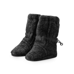 [503521-002] mamalila Wollwalk-Booties Newborn (anthrazit)