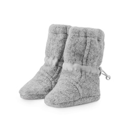 [503521-003] mamalila Wollwalk-Booties Newborn (hellgrau)