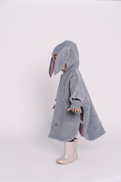 [503582-003] Patulove Poncho Funny Bunny Pink (L)