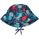 [503605-02] green sprouts Sonnenhut 0-6m UV50+ (Navy Octopus)