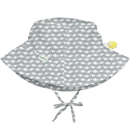 [503606-05] green sprouts Sonnenhut 9-18m UV50+ (Grey Fish Geo)