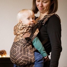 [503624-05] Schmusewolke Comfort FullBuckle Babytrage (56 -  98 cm / 15 kg) (Graphic Copper Modal)