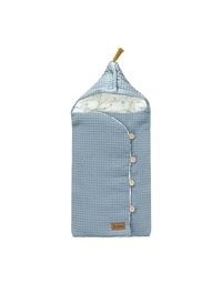 [503637-04] Jané Mims+ Einschlagdecke (Lazuli blue)