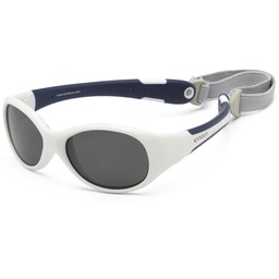 [503674-12] Koolsun Sonnenbrille 0-3 Jahre (White Navy)