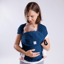 [503679-Dunkelblau-05] cocoo·me® Helium Babytrage Wrapconversion (50 - 98 cm / 12 Kilo) (Dunkelblau)