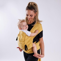 [503679-Senf-06] cocoo·me® Helium Babytrage Wrapconversion (50 - 98 cm / 12 Kilo) (Senf)