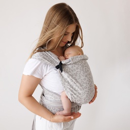 [503679-10] cocoo·me® Helium Babytrage Wrapconversion (50 - 98 cm / 12 Kilo) (LEO grau)