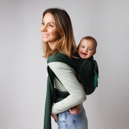 [503679-12] cocoo·me® Helium Babytrage Wrapconversion (50 - 98 cm / 12 Kilo) (Waldgrün)