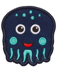 [503689-15] Affenzahn Klett Rucksack Badges (Octopus)