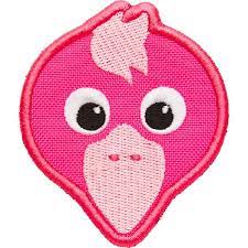 [503689-23] Affenzahn Klett Rucksack Badges (Flamingo)