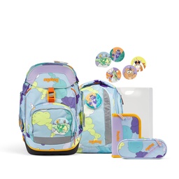 [503694-033] ergobag Schulranzen-Set Pack 2024 (COMIC ADVENTURE EDITION TagträumBär)