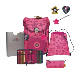 [503706-14] Der Die Das Schulranzen-Set Ergoflex Easy 2024 (Superflash Neon Star)