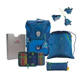 [503706-17] Der Die Das Schulranzen-Set Ergoflex Easy 2024 (Exklusiv Superflash Water Splash)