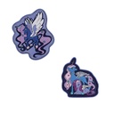 [503707-03] Der Die Das Wechselbuttons für Schulranzen (Pretty Unicorn)