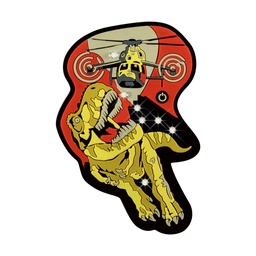 [503707-12] Der Die Das Wechselbuttons für Schulranzen (LED Rex)