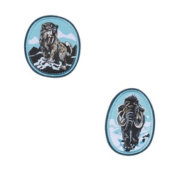 [503707-20] Der Die Das Wechselbuttons für Schulranzen (Blue Ice)