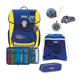 [503710-05] Scout Neo Schulranzen-Set 4.tlg. (Blue Police)