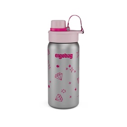 [503720-25] ergobag Trinkflasche (Edelstahl Glitzer, Kunststoff (Tritan™))