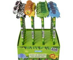 [503774-02] Stylex Bleistifte mit Radiergummi, Zoo (Löwe)