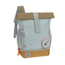 [503808-02] Lässig Kindergartenrucksack Rolltop Mini (Nature- Hellblau)