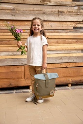 [503808-03] Lässig Kindergartenrucksack Rolltop Mini (Nature- Oliv)