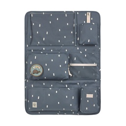 [503810-03] Lässig Auto Organizer Kinder Happy Prints (Dunkelblau)