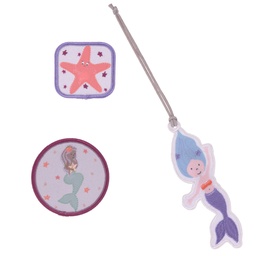 [503815-07] Lässig Anhänger & Patches 3er Set (Mermaid)