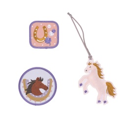 [503815-08] Lässig Anhänger & Patches 3er Set (Lucky)
