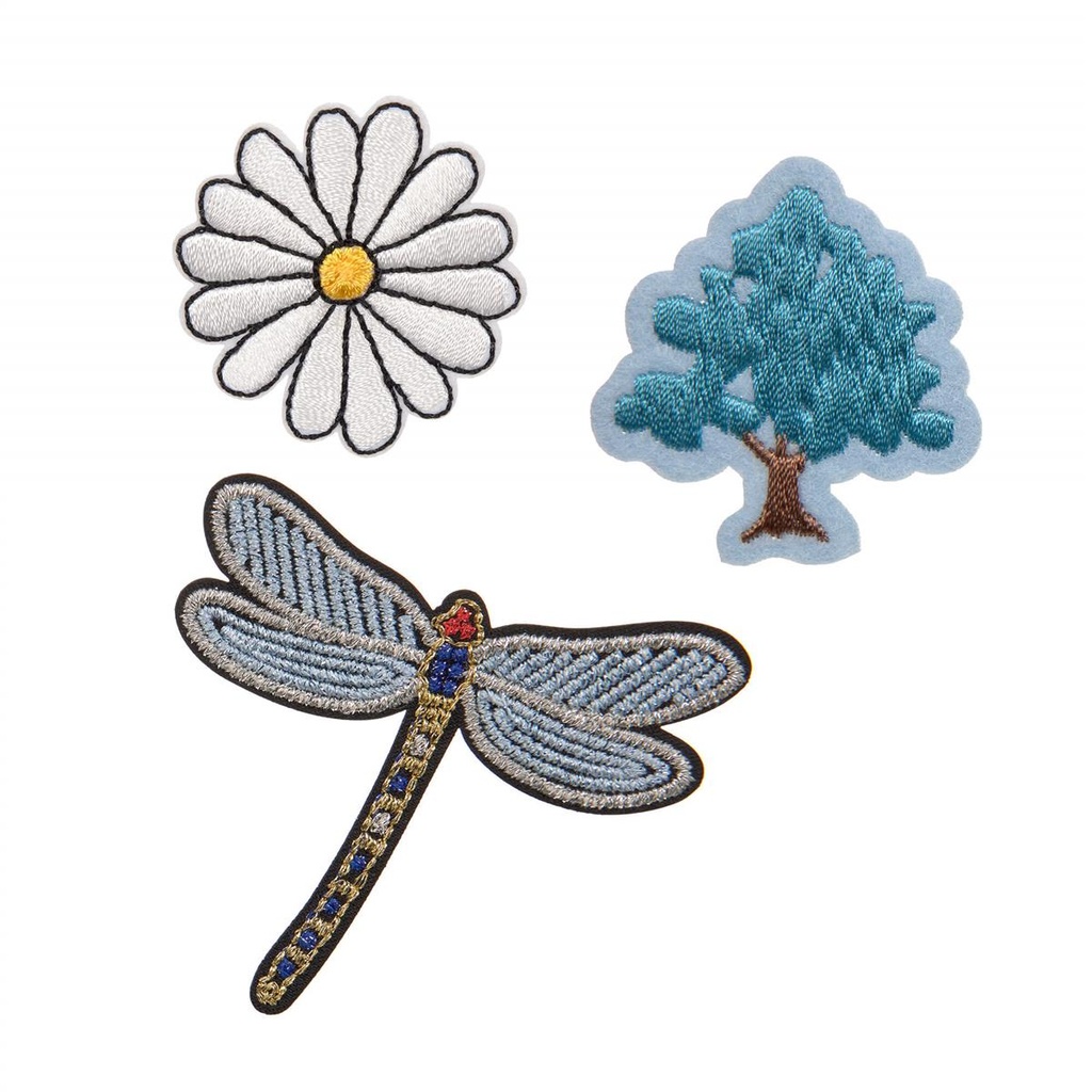 Lässig Textil-Sticker (3 Stk) - Schul Set