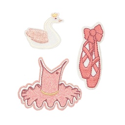 [503816-09] Lässig Textil-Sticker (3 Stk) - Schul Set (Ballet)