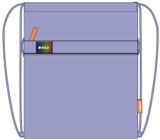 [503825-08] Lässig Turnbeutel - BOLD (Lavender)