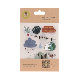 [503838-04] Lässig Rub on Transfer-Sticker (2 Stk) (Planet)