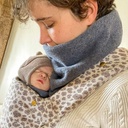 [503999] mamalila Loopschal zum Babytragen (Schwarz)