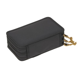 [503842-03] Lässig Federmäppchen mit drei Fächern (Unique Black)