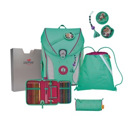 [503864-03] Der Die Das Schulranzen-Set Ergoflex Max 2024 (Pepermint Pony)