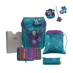 [503864-15] Der Die Das Schulranzen-Set Ergoflex Max 2024 (Exklusiv Superflash Fairy Flower)