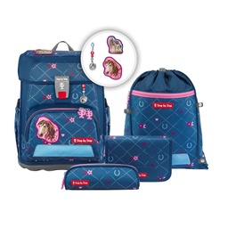 [503877-04] Step by Step Cloud Schulranzen-Set 5-tlg. (Horse Lima)