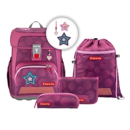 [503877-08] Step by Step Cloud Schulranzen-Set 5-tlg. (Glamour Star Astra)