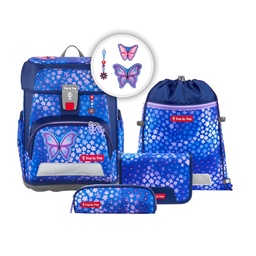 [503877-10] Step by Step Cloud Schulranzen-Set 5-tlg. (Butterfly Maja)