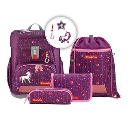 [503877-11] Step by Step Cloud Schulranzen-Set 5-tlg. (Dreamy Unicorn Nuala)