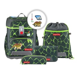 [503877-12] Step by Step Cloud Schulranzen-Set 5-tlg. (Dino Tres)