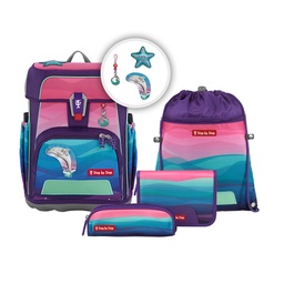 [503877-15] Step by Step Cloud Schulranzen-Set 5-tlg. (Limited Edition Ocean Dolphin Lana)