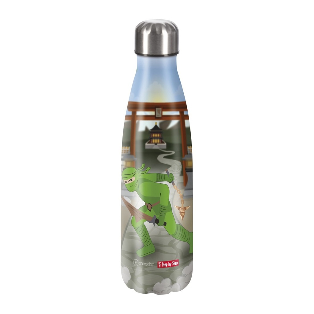 Step by Step Isolierte Edelstahl-Trinkflasche