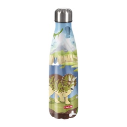 [503897-10] Step by Step Isolierte Edelstahl-Trinkflasche (Dino Tres)