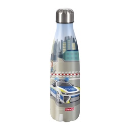 [503897-12] Step by Step Isolierte Edelstahl-Trinkflasche (Police Car Cody)