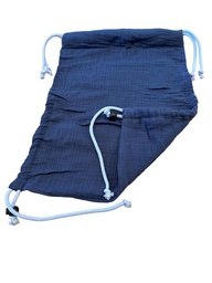 [503937-06] SimpleeBaby Kopfstütze für Tragetücher (Musselin Navy)