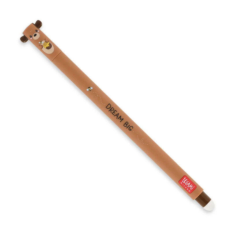 [503941-013] Legami Löschbarer Gelstift - Erasable Pen (Teddybär)