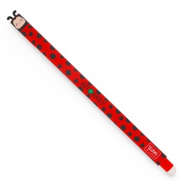 [503941-22] Legami Löschbarer Gelstift - Erasable Pen (Marienkäfer)