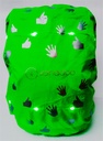 [503953-2] Xanadoo Schulranzen-Allwetterüberzug mit Reflektordruck und LED (Aufladung über USB) (Neon-Grün)